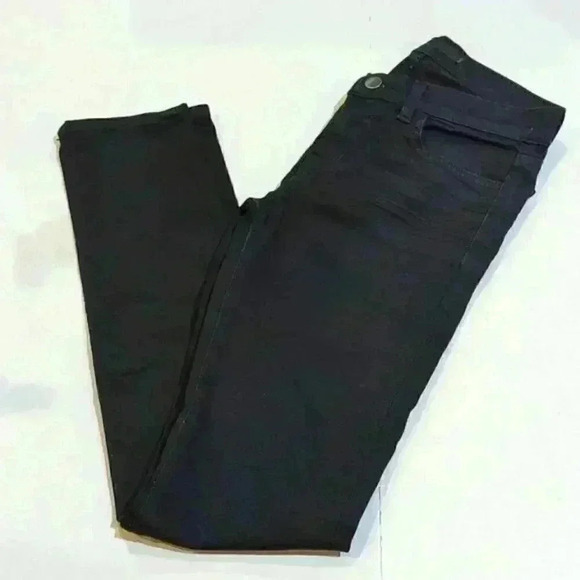 J Brand Skinny Shadow Mid Rise Blue Black Dark Wash Denim Jeans size 25 XS - Picture 1 of 6